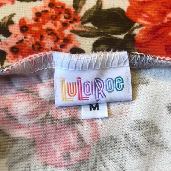 🌺 Lularoe flowered Cassie skirt size M - Picture 3 of 4